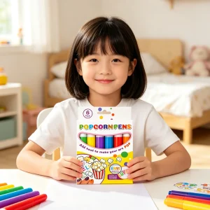 Popcorn Pens Smoothing Ink Non-Smudge