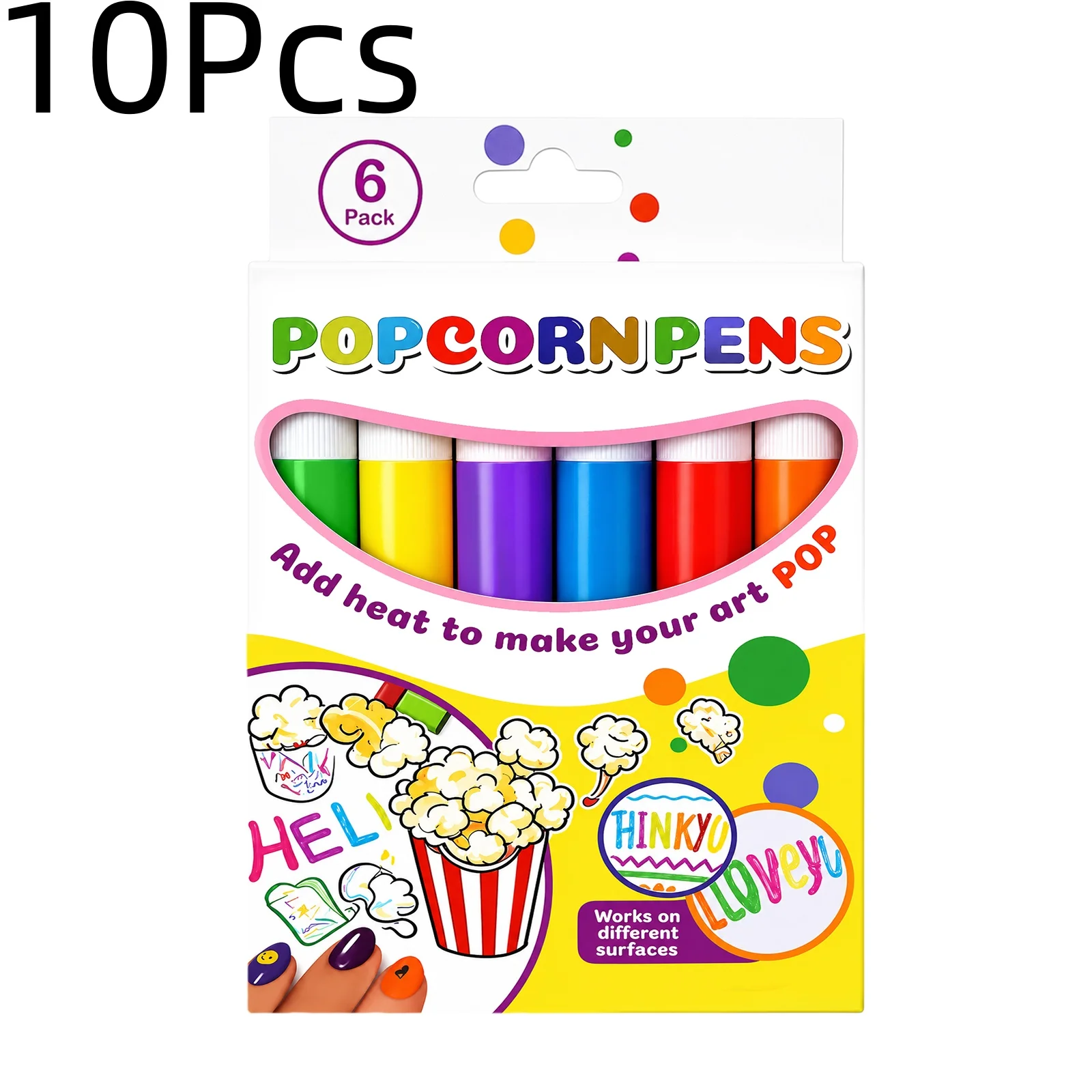 Popcorn Pens Smoothing Ink Non-Smudge - Image 3
