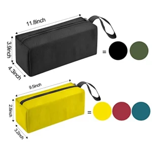 5 Pack Canvas Tool Pouch of Two Sizes - Thumbnail Image 2