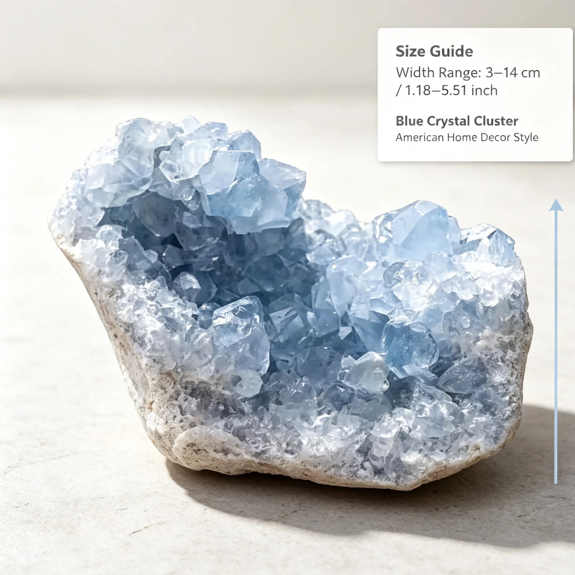 Natural Bohemian style blue crystal cave - Image 3