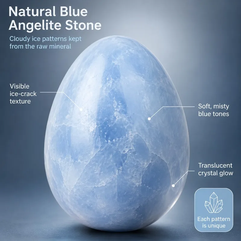 Elegant blue crystal egg - Image 4