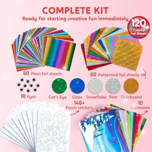 Foil Art Kit Crafts Supplies - Thumbnail Image 3