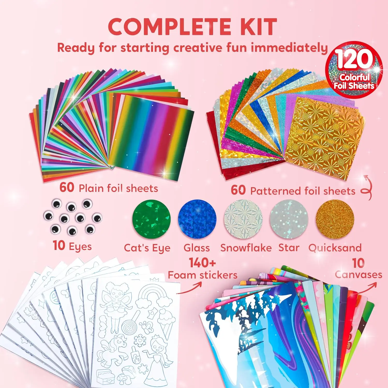 Foil Art Kit Crafts Supplies - Image 3