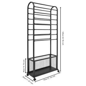 Rolling Ribbon Holder Organizer Rack - Thumbnail Image 2
