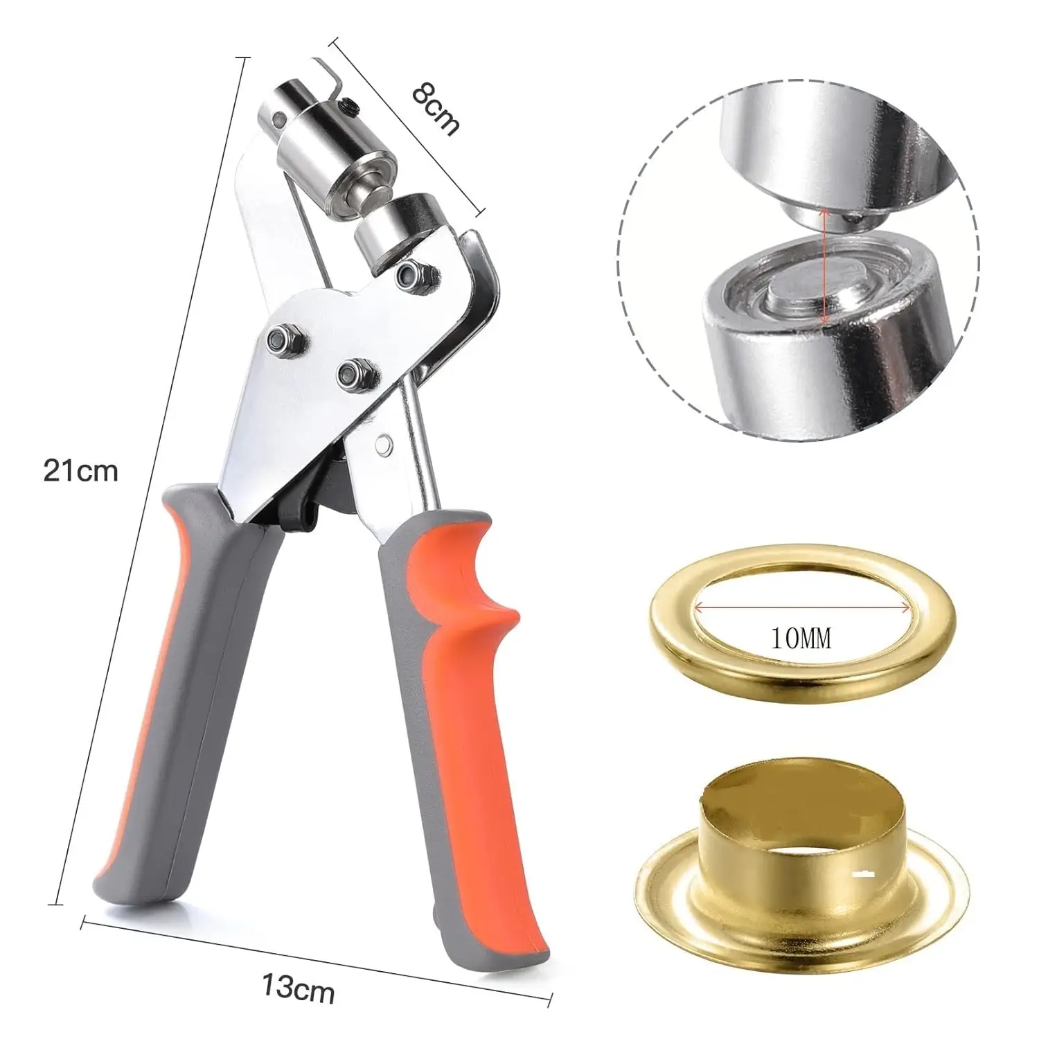 Handheld Grommet Punch Pliers - Image 2