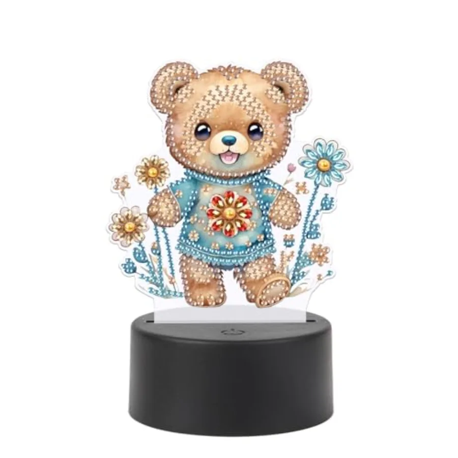 Night Light Diamond Art Table Lamps - Image 11