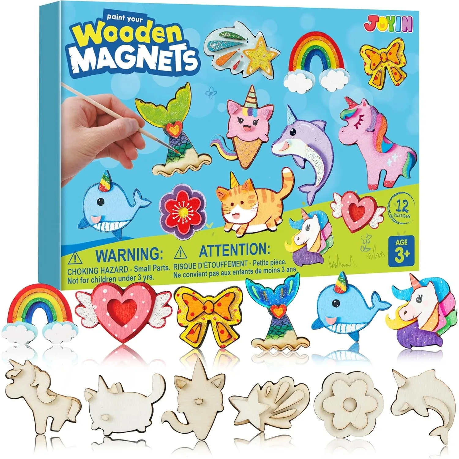 Fantasy Wooden Magnets Unicorn - Image 5