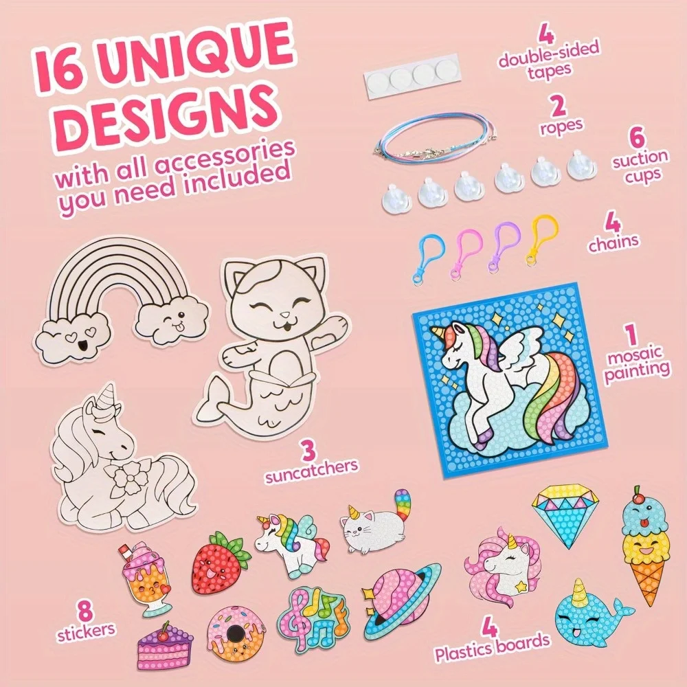 Kids Diamond Gem Painting Kit - Image 2