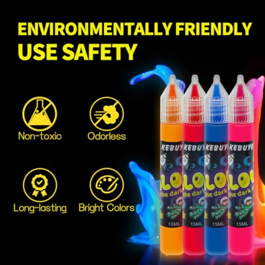 Glow in the Dark Acrylic Paint - Image 3