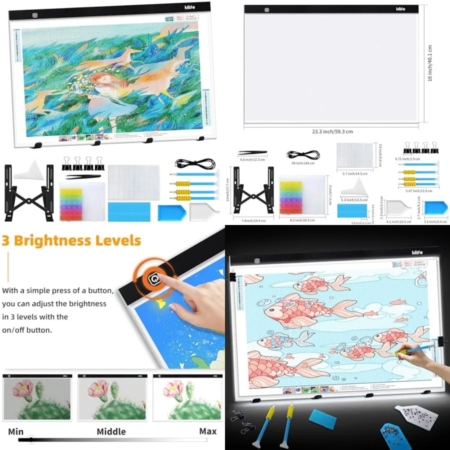 Light Box Kit for Diamond Painting, A2 - Image 1