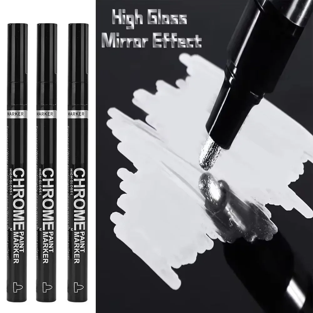 Chrome Pen Marker Mirror Waterproof Paint - Image 8