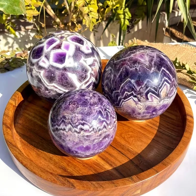 Bohemian style natural amethyst quartz ball - Image 6
