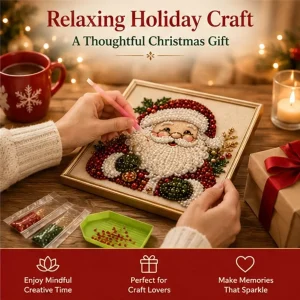 Christmas Pearl Diamond Painting Art Kit - Thumbnail Image 5