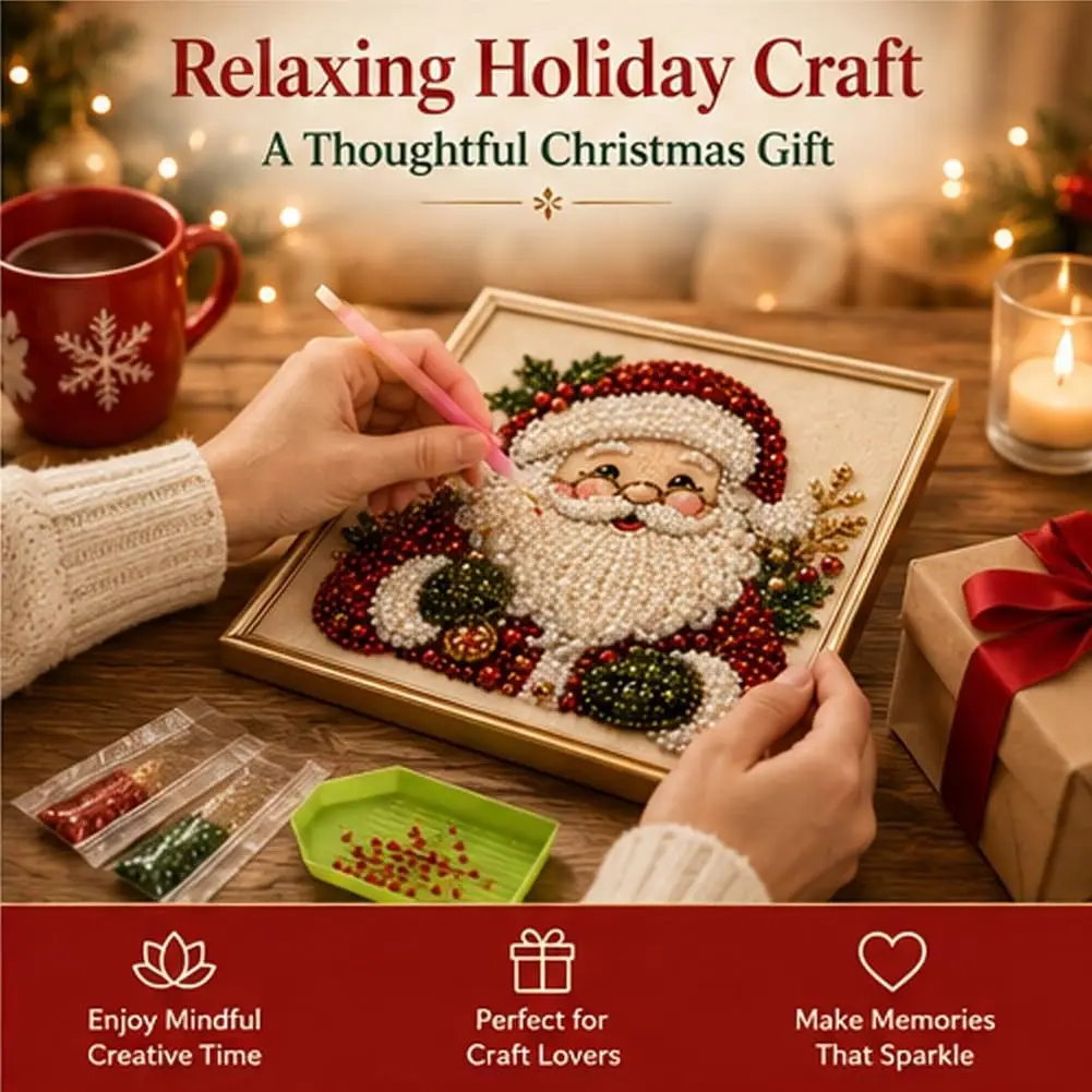 Christmas Pearl Diamond Painting Art Kit - Image 5