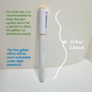 Glitter Shiny Highlighter Marker Pens - Thumbnail Image 2