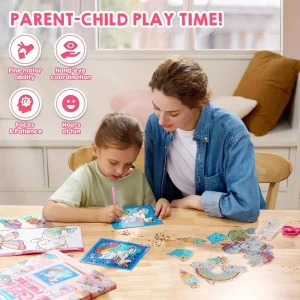 Kids Diamond Gem Painting Kit - Thumbnail Image 4