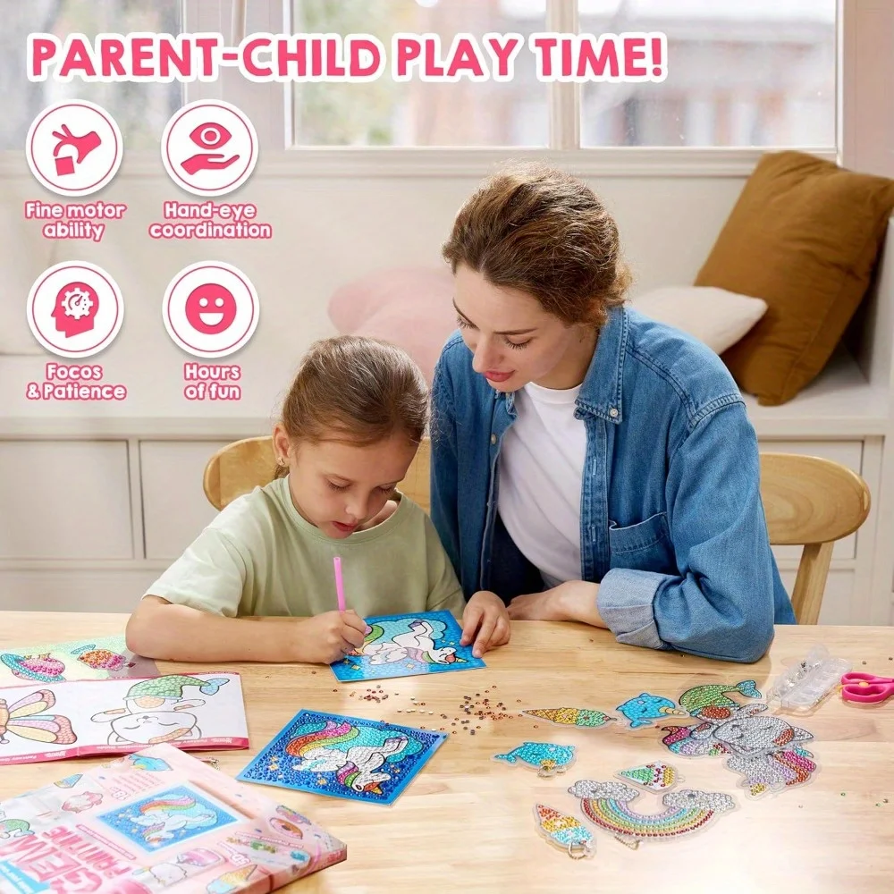 Kids Diamond Gem Painting Kit - Image 4