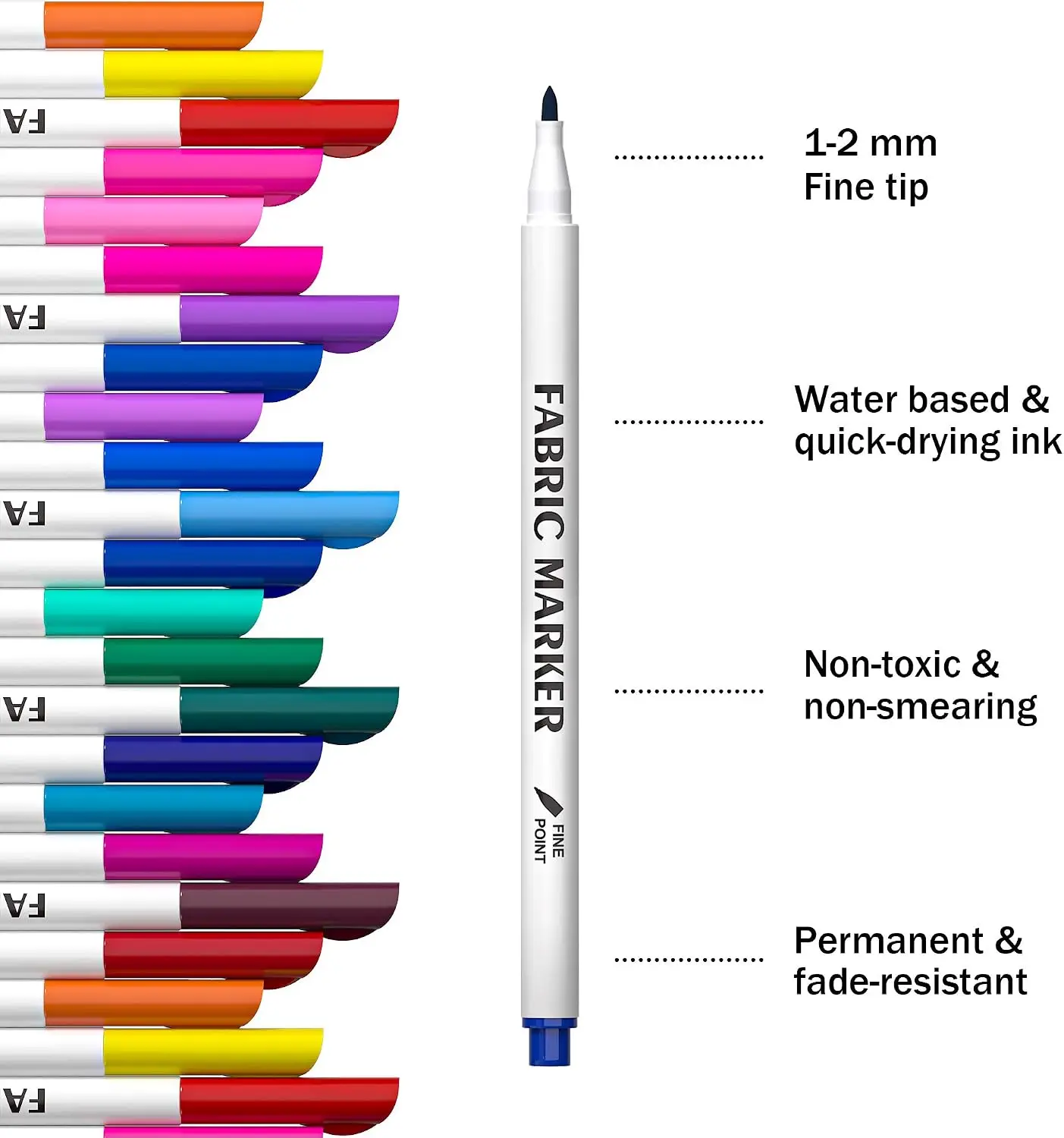 Fabric Markers Permanent - Image 3