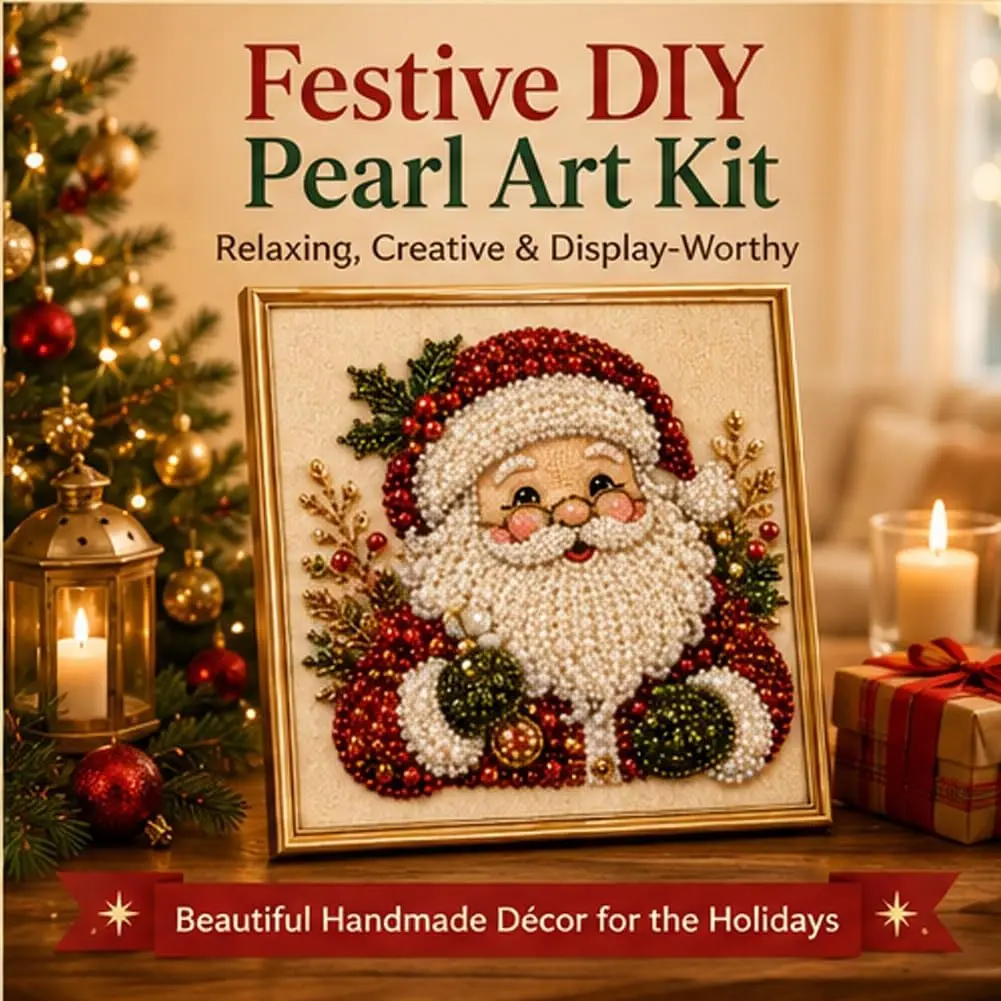 Christmas Pearl Diamond Painting Art Kit - Image 2
