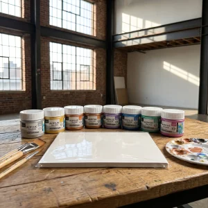 Metallic Acrylic Paint Set