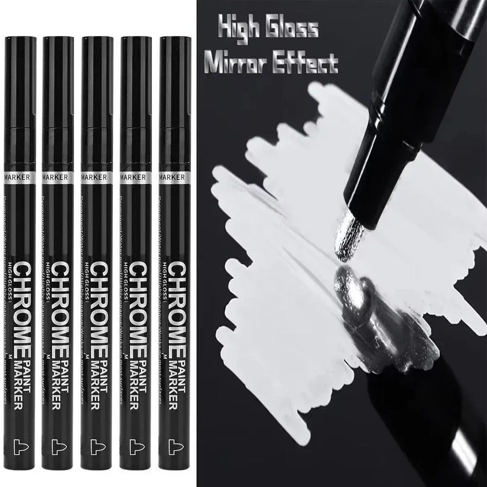 Chrome Pen Marker Mirror Waterproof Paint - Image 1
