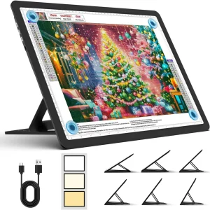 Light Board with Stand for Diamond Painting, A3 - Thumbnail Image 1