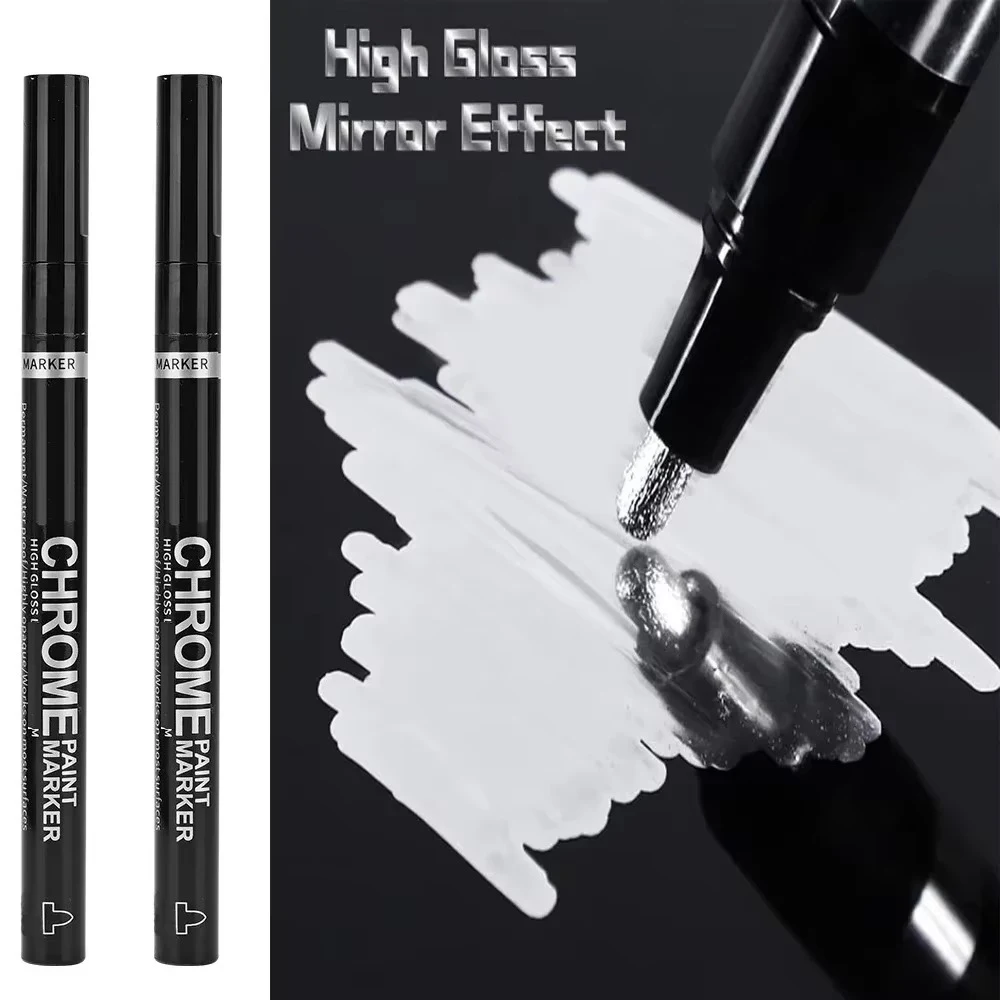 Chrome Pen Marker Mirror Waterproof Paint - Image 12