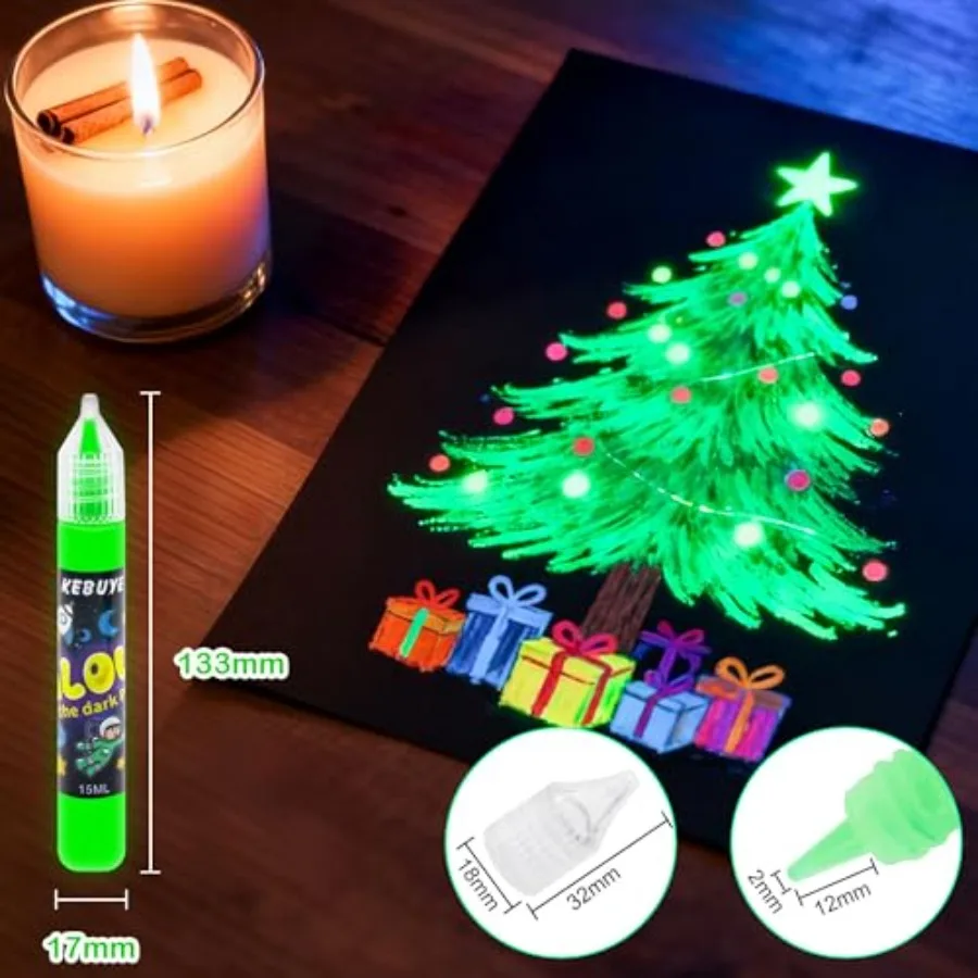 Glow in the Dark Acrylic Paint - Image 2