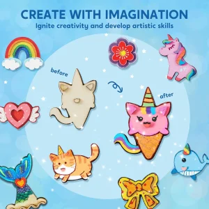 Fantasy Wooden Magnets Unicorn - Thumbnail Image 4