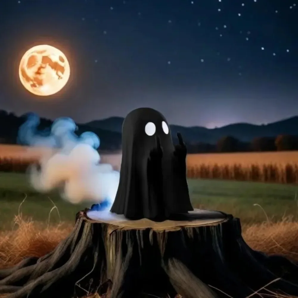Cute Ghost Resin Statue - Image 2