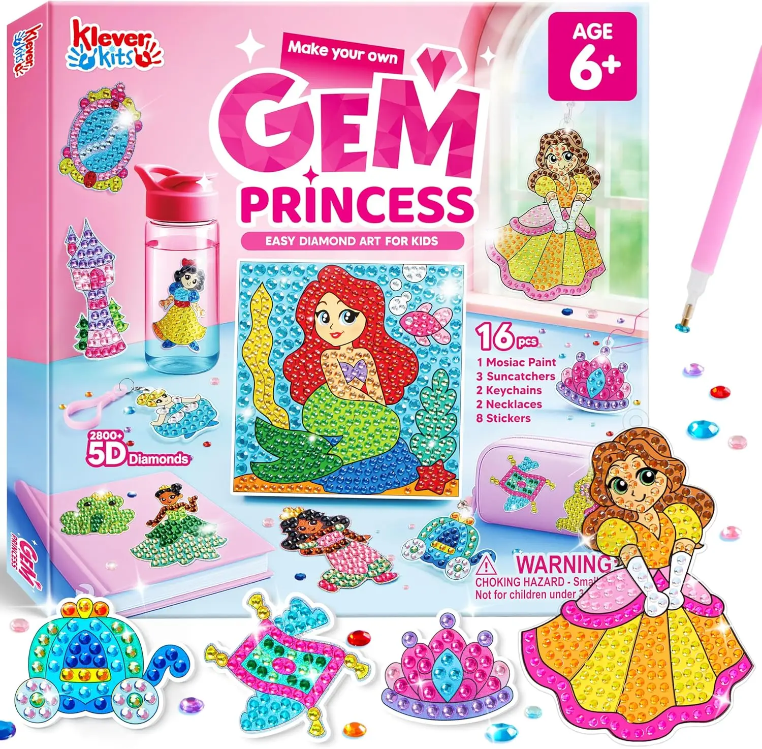 Kids Diamond Gem Painting Kit - Image 5