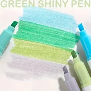 Glitter Shiny Highlighter Marker Pens - Thumbnail Image 3